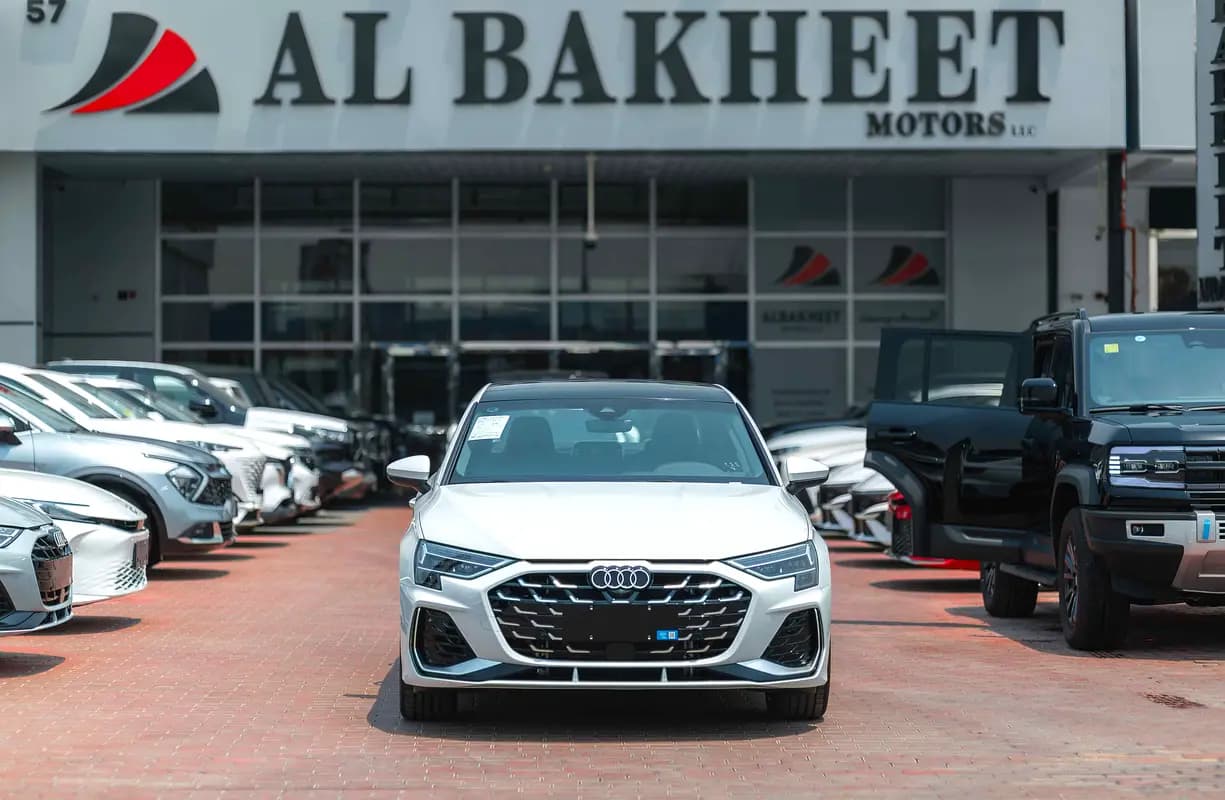 خرید آئودی A3 35 TFSI مدل ۲۰۲۵ از دبی — واردات به منطقه آزاد کیش و قشم — خودرو آئودی