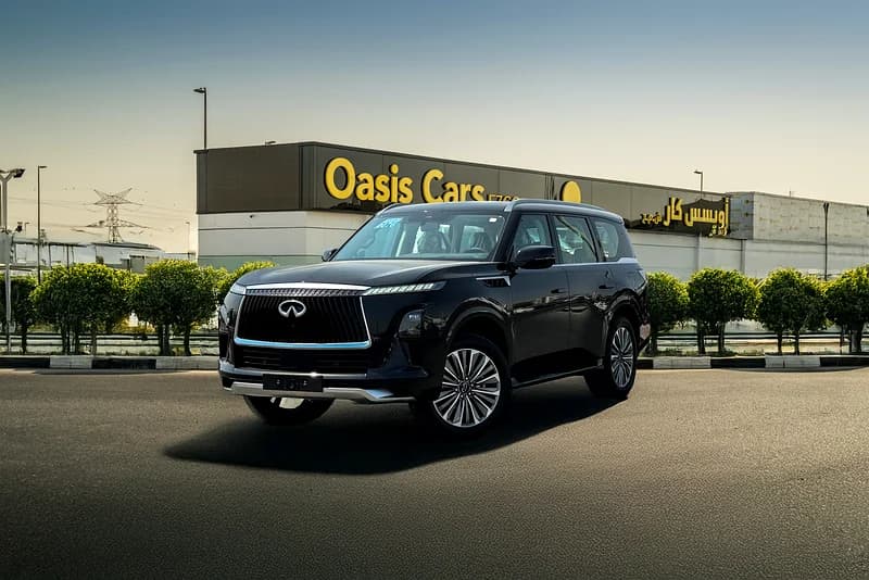 خرید اینفینیتی Qx80 Sensory مدل ۲۰۲۶ از دبی — واردات به منطقه آزاد کیش و قشم — خودرو اینفینیتی