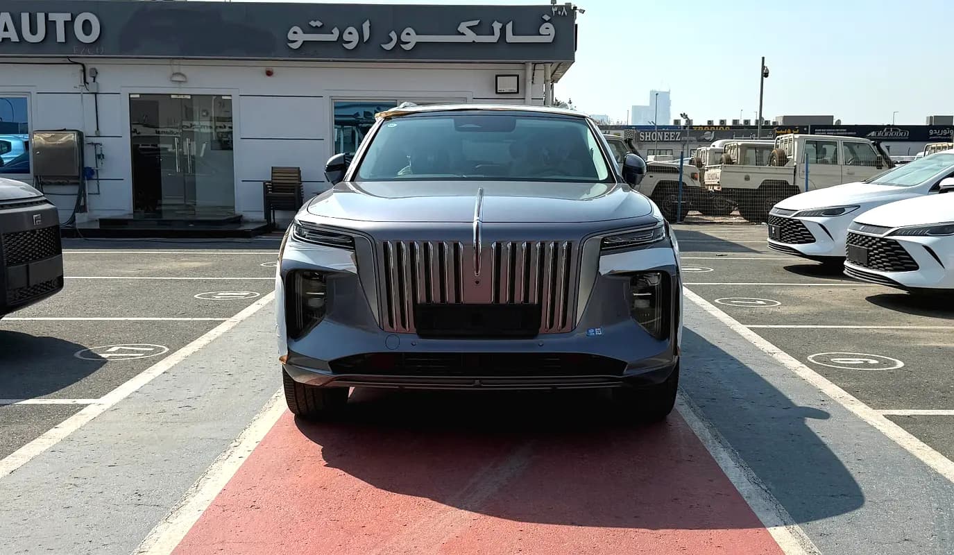 خرید Hongqi E HS9 Flagship مدل ۲۰۲۵ از دبی — واردات به منطقه آزاد کیش و قشم — خودرو Hongqi